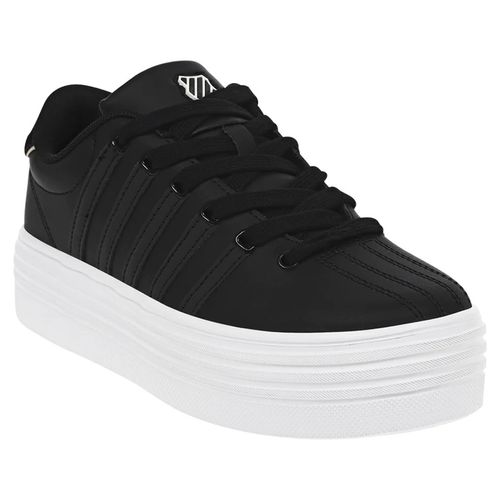 Tenis casual para dama K-Swiss court pro v high negro 9f676002