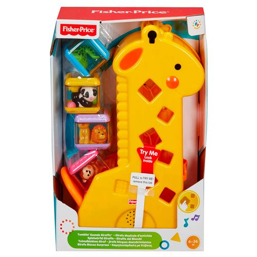 Peekablocks de jirafa Fisher Price multicolor b4253