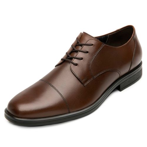 Zapato De Vestir Para Caballero Flexi Tan 413602