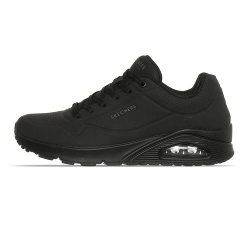 Tenis Choclo Para Caballero Skechers Street Uno Negro 52458BBK