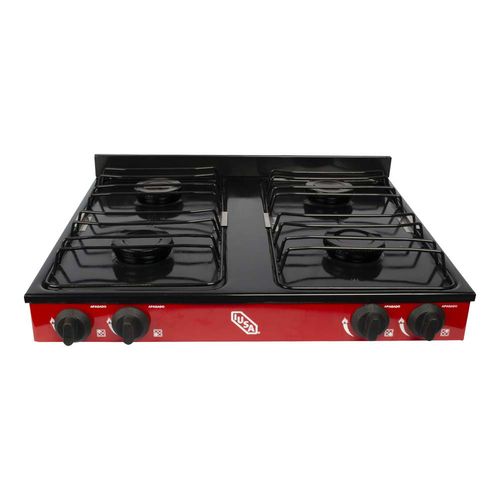 Parrilla 4 quemadores IUSA roja 604979