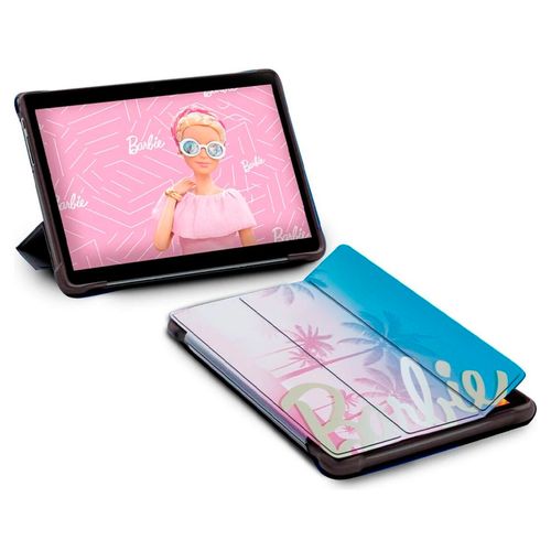 Tablet Para Niños Multilaser Con Case Barbie 4GB 64GB Negro NB620