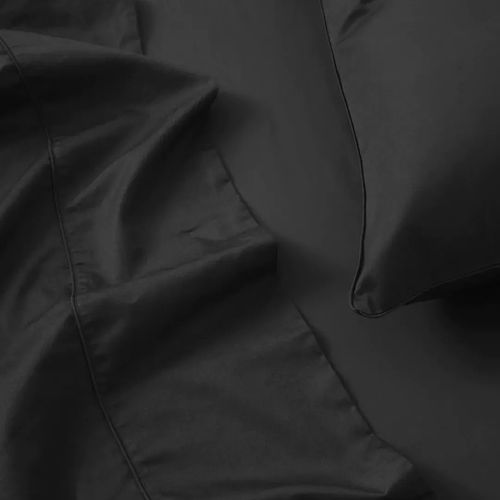 Sábanas de microfibra B.Kind & Beyond negro queen size