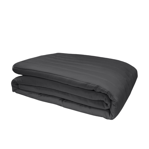 Colcha de microfibra B.Kind & Beyond negro king size