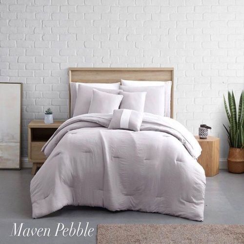 Edredón de microfibra B.Kind & Beyond pebble matrimonial 10 pzas