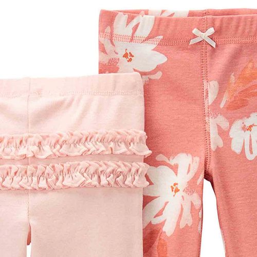 Set De 2 Pantalones Para Niña Carters Multicolor 1P569410