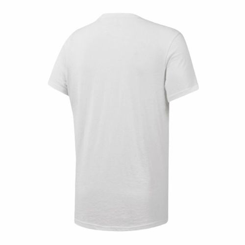 Playera Para Caballero Reebok Elements Classic Blanca BK3342