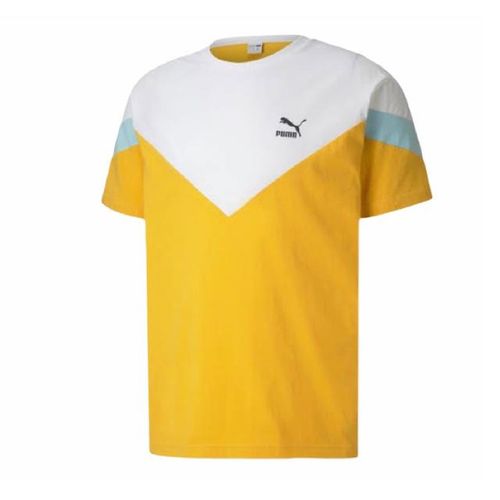 Playera para caballero Puma mcs casual amarillo 596444 25