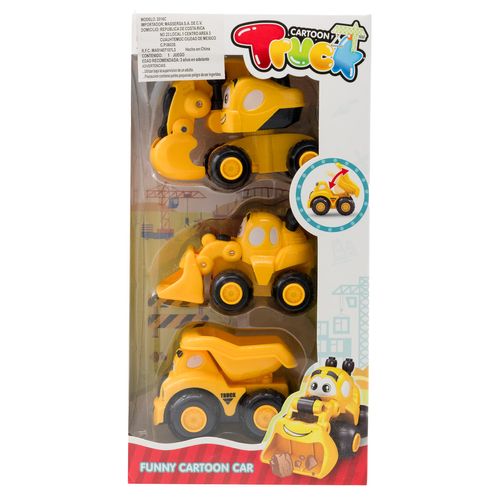 Set Camiones Para Niño HC Toys Multicolor 2016C