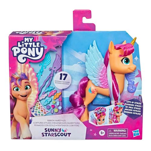 Figura My Little Pony Sunny Listones Y Peinados F3873