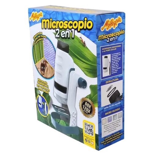 Microscopio 2 en 1 mi alegría 2222