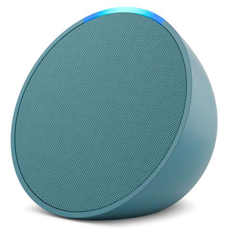 Bocina Inteligente Alexa Amazon Echo Pop Proyección Frontal de 195 Wi-Fi/Bluetooth Color Verde Azulado B09ZX1LRXX - B09ZX1LRXX