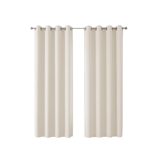 Cortinas Blackout B.Kind & Beyond 2 Piezas Crema