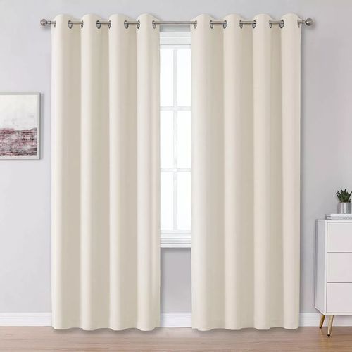 Cortinas blackout B.Kind & Beyond crema 2 piezas