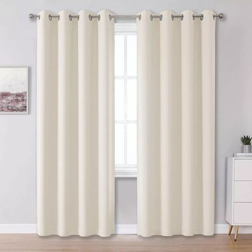 Cortinas Blackout B.Kind & Beyond 2 Piezas Crema