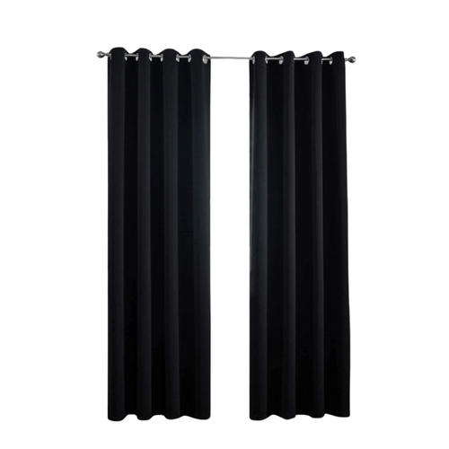 Cortinas Blackout  B.Kind & Beyond 2 Piezas Negro