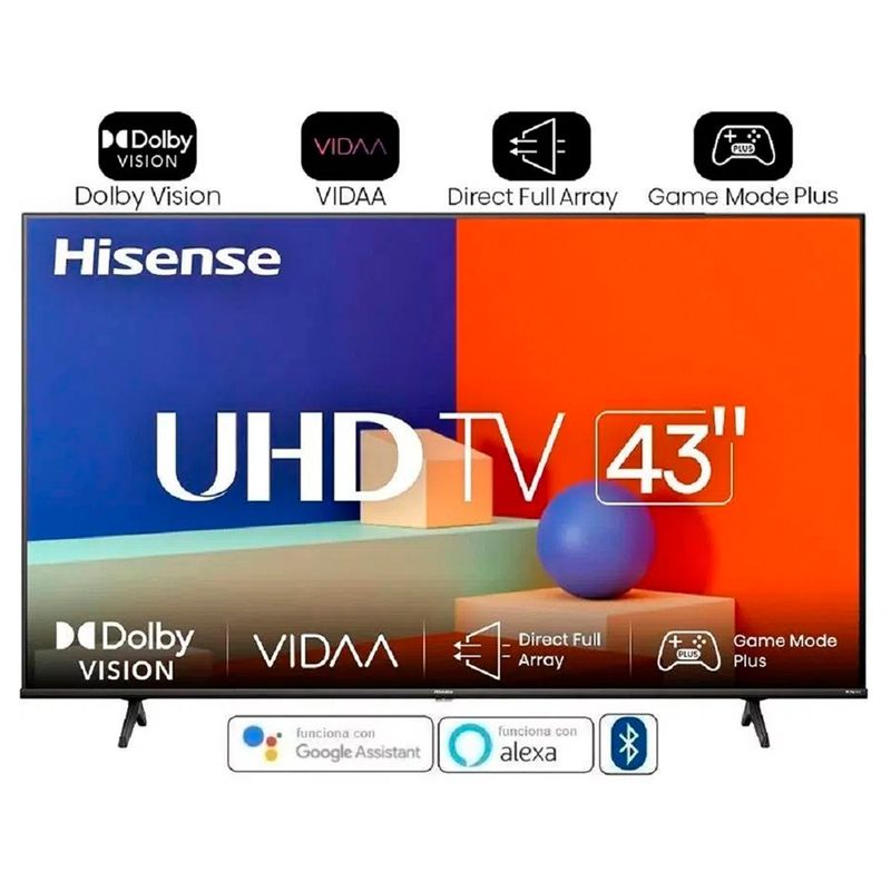 Pantalla Hisense 32a4hv Color Negro Smart Tv Hd 32 Pulgadas