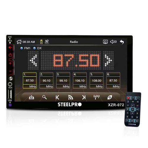 Autoestereo Steelpro Bluetooth Negro XZR-072