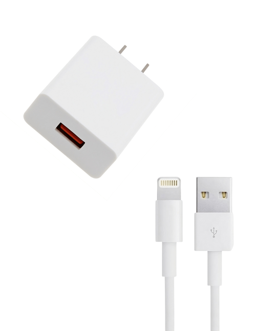 Cargador De Pared USB Incluye Cable USB-Lightning Gadgets&Fun