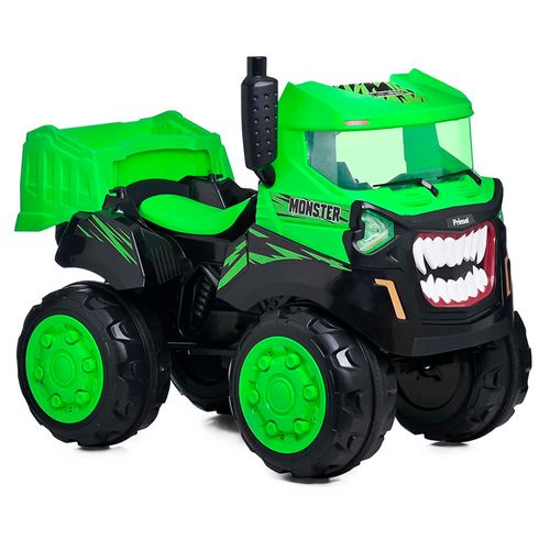 Camión Eléctrico Para Niño Prinsel Monster Verde 2216