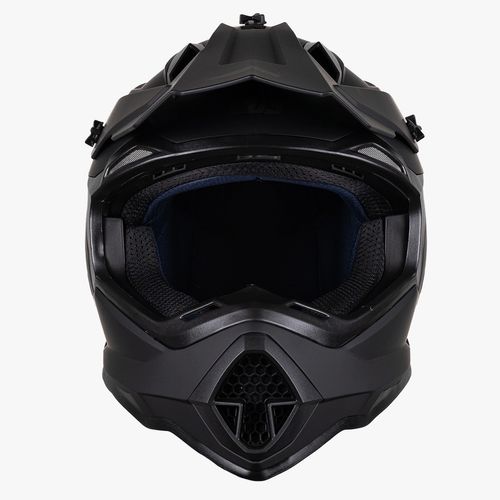 Casco cross BDS l negro htr hunter