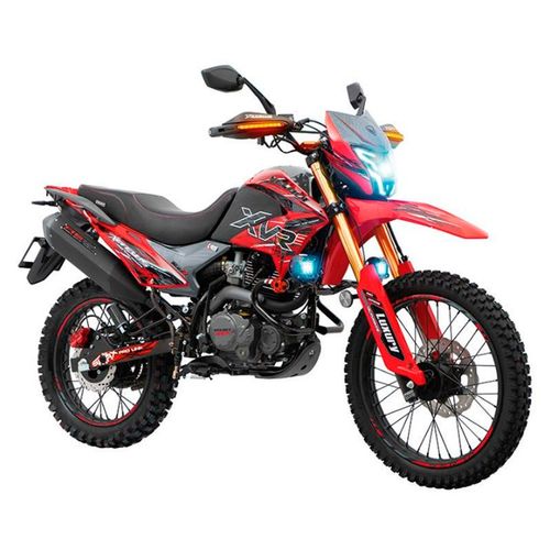 Motocicleta Doble Propósito Veloci Rojo Xeverus Pro XR3 300 CC 2024