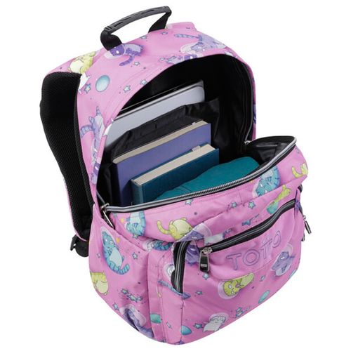 Mochila Backpack Totto Acuarela Rosa MA04ECO001-2310