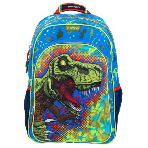 Mochila Backpack Chenson Angry T Rex Azul CO65765-9