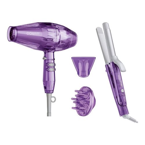 Combo Tenaza y Secadora Conair Morado CB990PP2ES