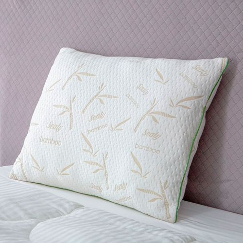Almohada standard Sealy bamboo blanca 7853500
