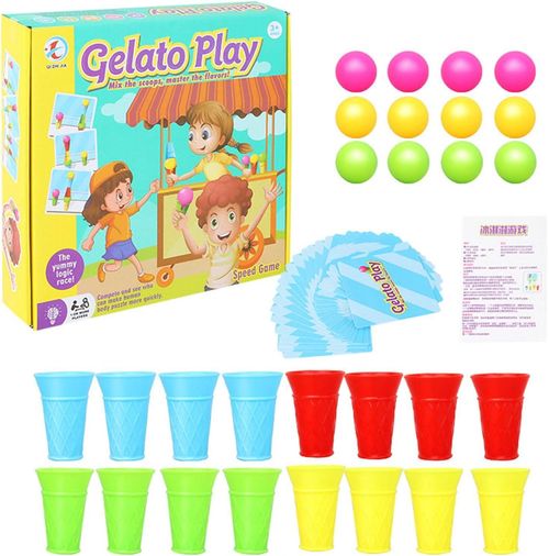 Juego tarjetas de velocidad helado Storyland Multicolor 22021