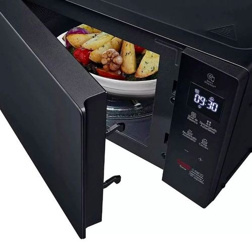 Horno de microondas LG 0.7 pies negro ms2032gas