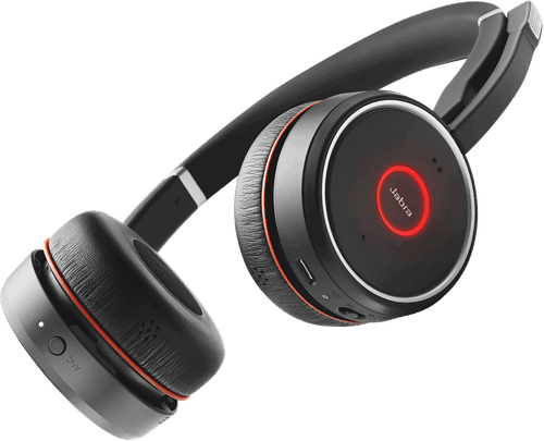 Audífonos Jabra Evolve 75 MS Stereo Con Soporte De Carga