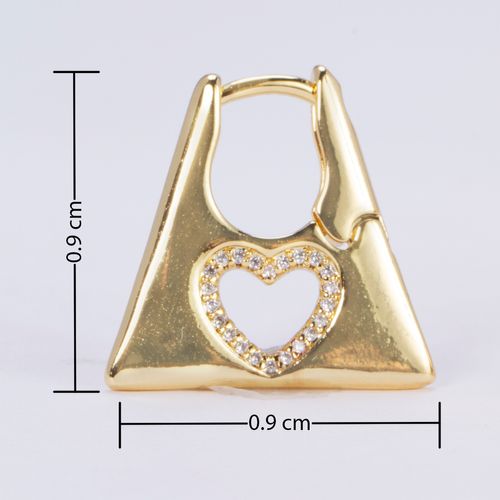 Arete Unlimited By OB Chapa De Oro 18K ARCULDRA33