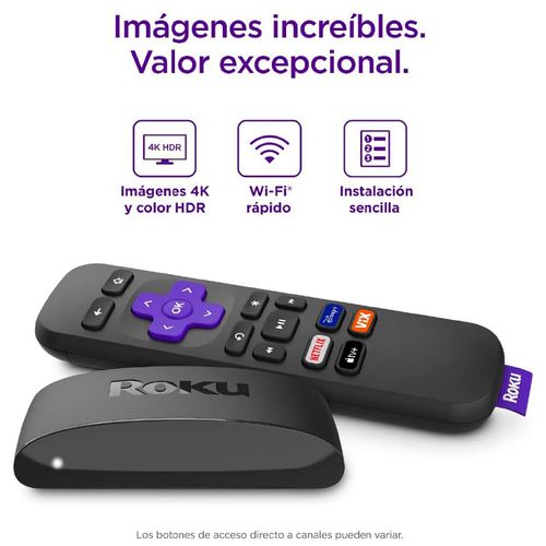 Streaming Roku Express 4K Negro 3940