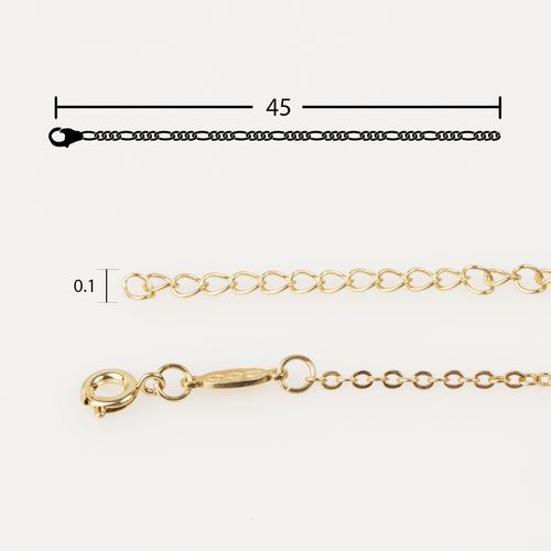 Cadena  Unlimited By OB Chapa De Oro 18K CQM3445CM