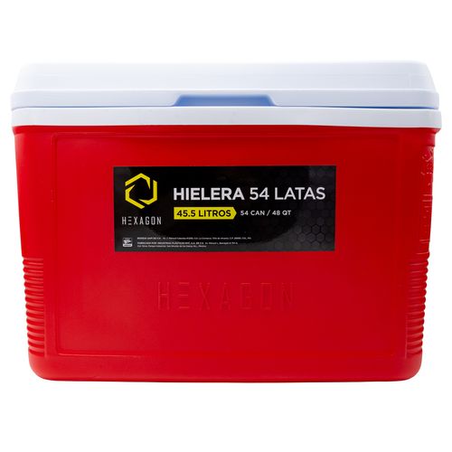 Hielera Hexagon Rojo 0467-RJO