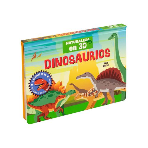 Libro infantil:Naturaleza en 3D Pop-up: Dinosaurios