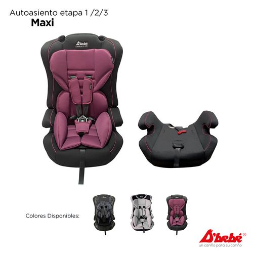 Autoasiento convertible a booster Dbebé maxi rosa