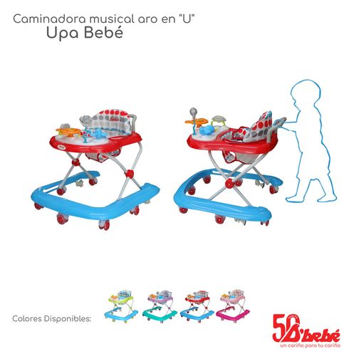 Andadera caminadora Dbebé upa bebé roja