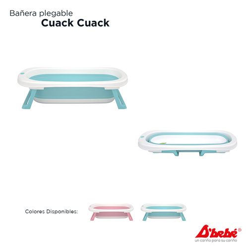 Bañera plegable Dbebé cuack cuack verde