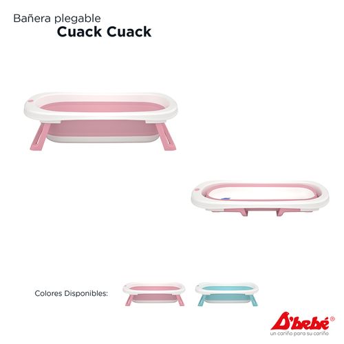 Bañera plegable Dbebé cuack cuack rosa