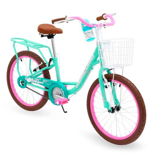 Bicicleta urbana niña Mercurio evergre menta 300965