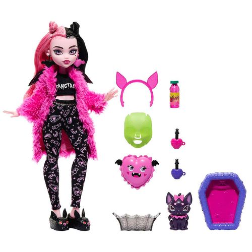 Muñeca Creepover Draculaura Monster High Multicolor HKY66