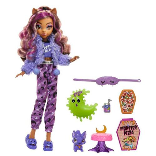 Muñeca Creepover Clawdeen Monster High Multicolor HKY67