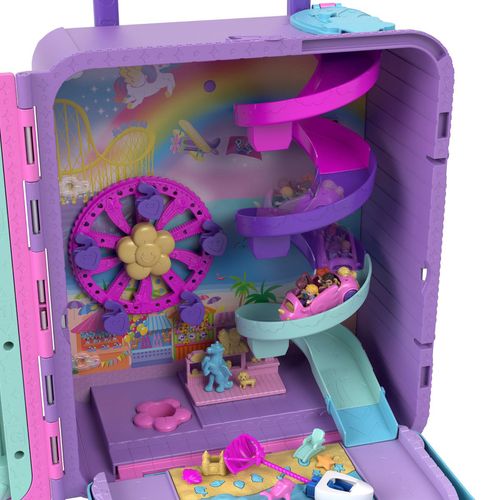 Set Pollyville Resort Roll Away Polly Pocket Multicolor HKV43