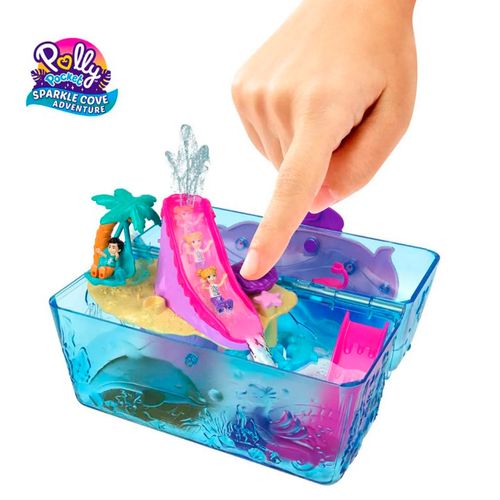 Set Bolso De Baúl Bahía Mágica Polly Pocket Multicolor HKV47