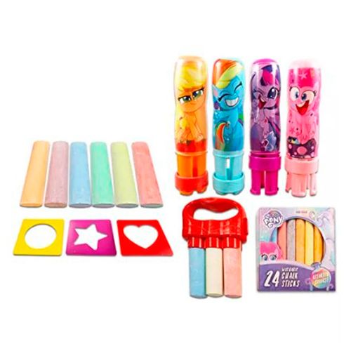 Juego De Actividades Crayones Tiza My Little Pony Multicolor 56219