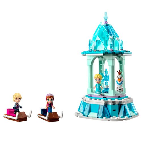 Armable Lego Carrusel Mágico De Anna y Elsa Multicolor 43218