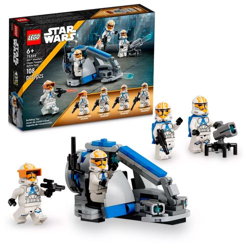 Armable Lego Star Wars Combate Clon Troopers De La 332 De Ahsoka Multicolor 75359